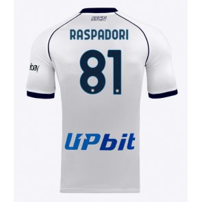 SSC Napoli Giacomo Raspadori #81 Gostujuci Dres 2023-24 Kratak Rukavima